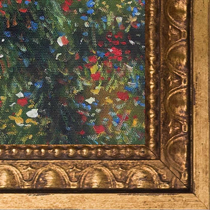 Frau mit Sonnenschirm,1875 Pre-framed - Versailles Gold Frame 8" X 10"