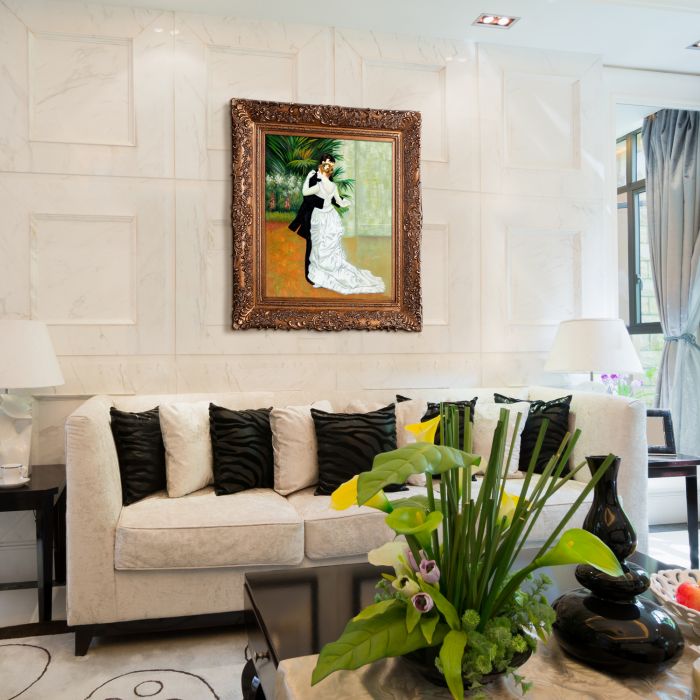 Dance in The City Pre-Framed - Burgeon Gold Frame 20"X24"