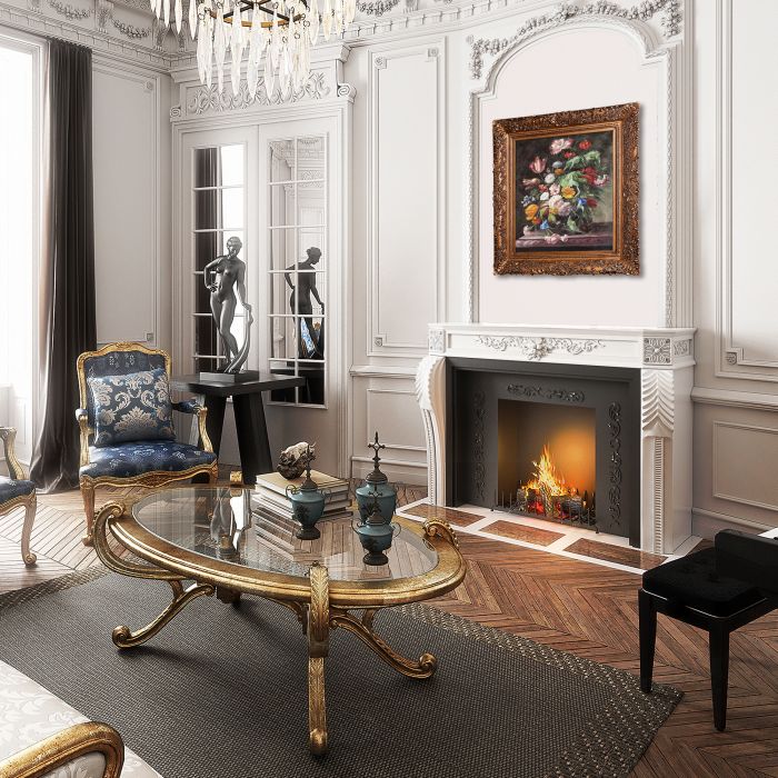 Still Life Pre-Framed RR - Burgeon Gold Frame 20"X24"