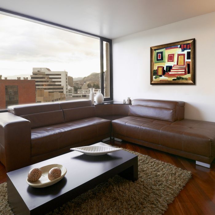 A Clear House Pre-Framed - Athenian Gold Frame 20"X24"