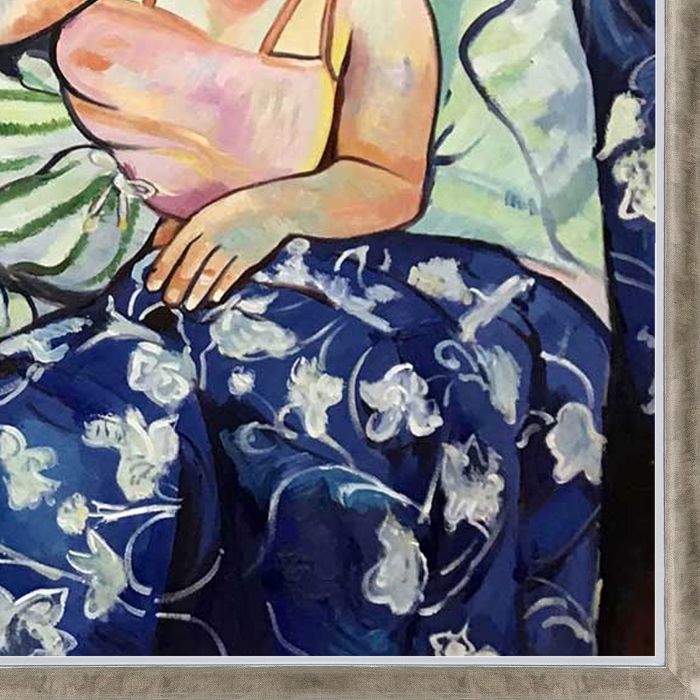 The Blue Room Pre-framed - Champagne Silhouette 30" X 40"