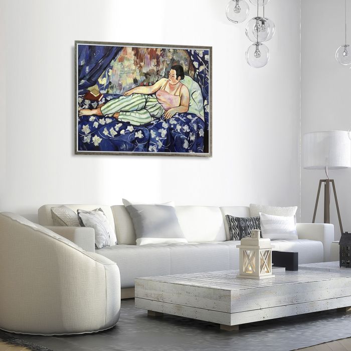 The Blue Room Pre-framed - Champagne Silhouette 30" X 40"