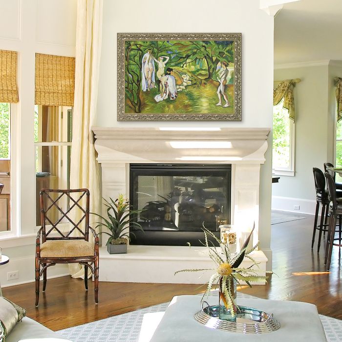 Joy of Life Pre-Framed - Rococo Silver 24"X36"