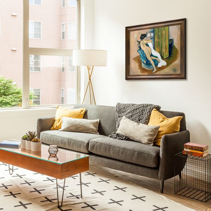 After the bath Pre-framed - Modena Vintage 20" X 24"