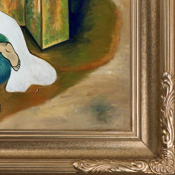 After the bath Pre-framed - Florentine Dark Champagne Frame 20"X24"