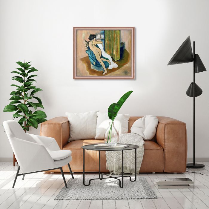 After the bath Pre-framed - Rose Gold Classico Frame 20" X 24"