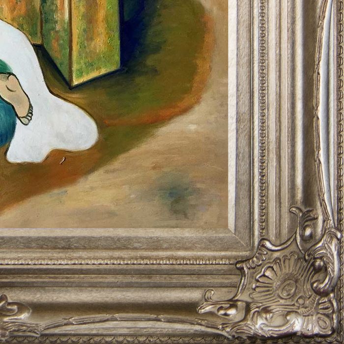 After the bath Pre-framed - Renaissance Champagne Frame 20"X24"