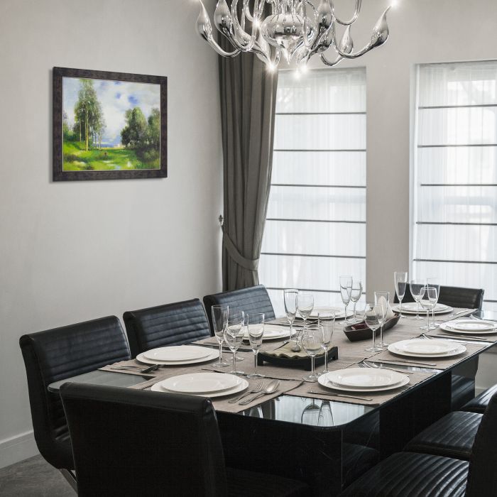 Santa Barbara Mission Pre-Framed - Suede Premier Frame 20"X24"