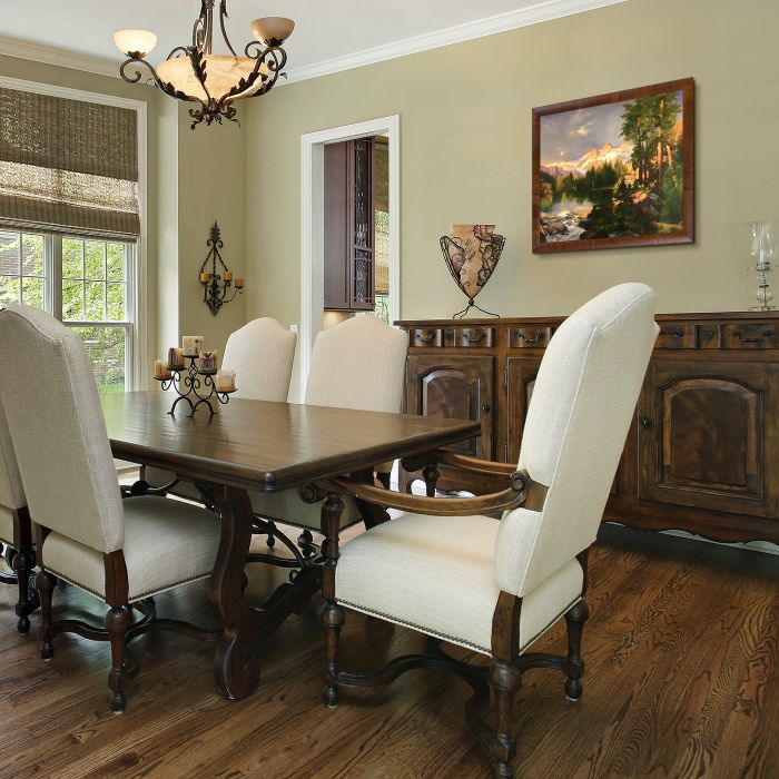 The Three Tetons Pre-Framed - Panzano Olivewood Frame 20" X 24"