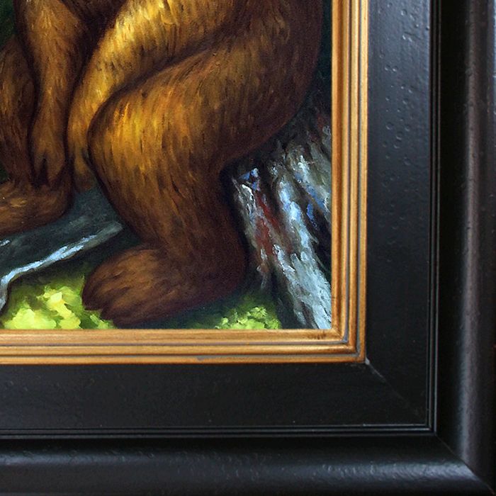 Askeladdens adventure II Pre-framed - Vintage Creed Frame 20"X24"