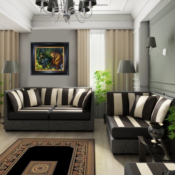 Askeladdens adventure II Pre-framed - Vintage Creed Frame 20"X24"