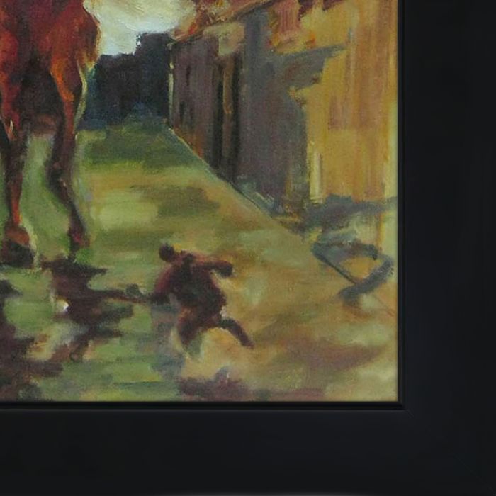 Jockeys Pre-Framed - New Age Black Frame 20"X24"