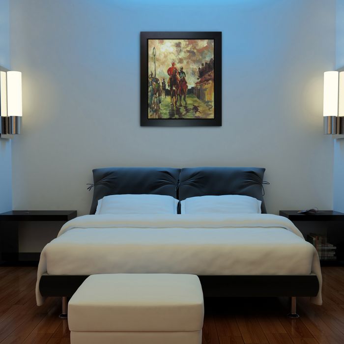 Jockeys Pre-Framed - New Age Black Frame 20"X24"