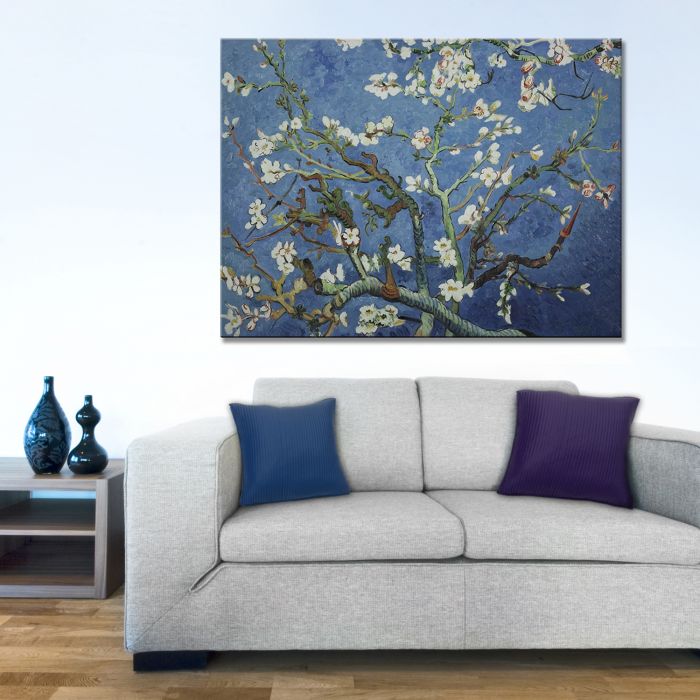 Branches of an Almond Tree in Blossom Gallery Wrap - Gallery Wrap 30"X40"