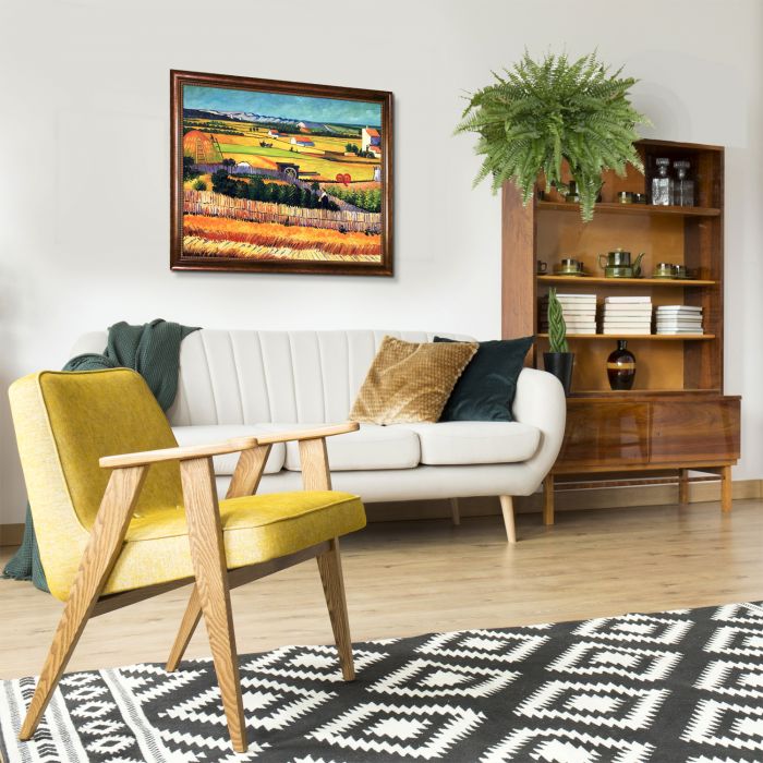 The Harvest Pre-Framed - Verona Cafe Frame 30"X40"