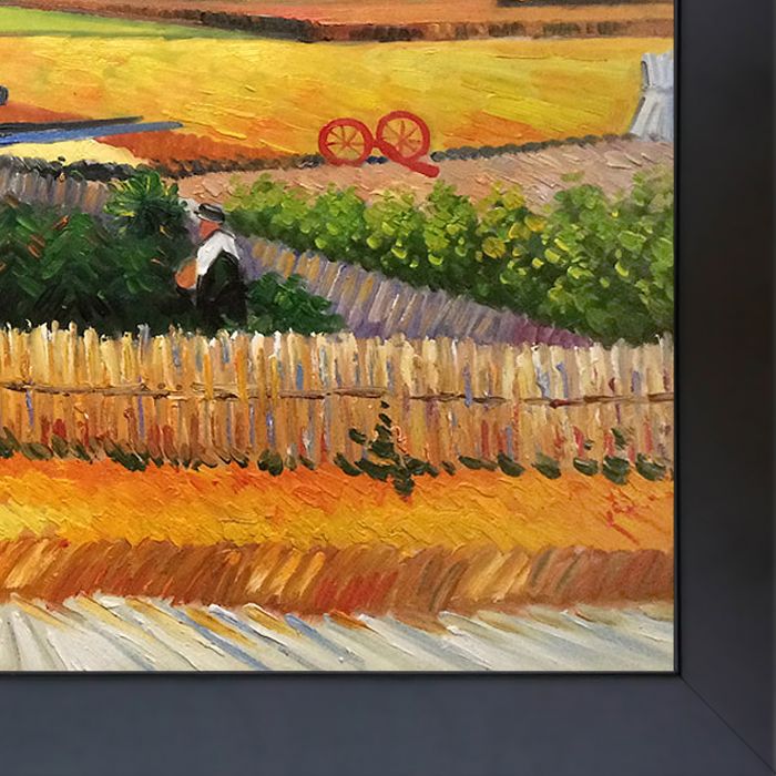 The Harvest Pre-Framed - New Age Black Frame 24"X36"