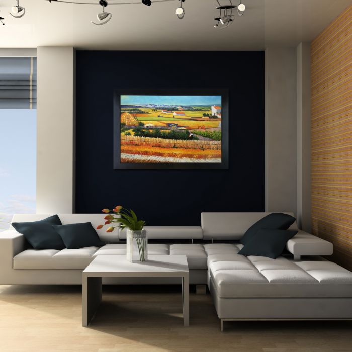 The Harvest Pre-Framed - New Age Black Frame 24"X36"