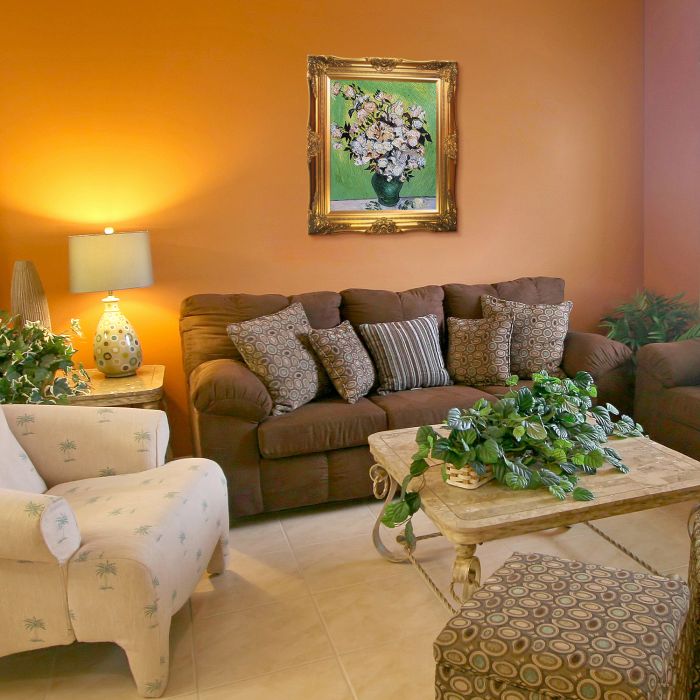 Vase with Roses Pre-Framed - Victorian Gold Frame 20"X24"