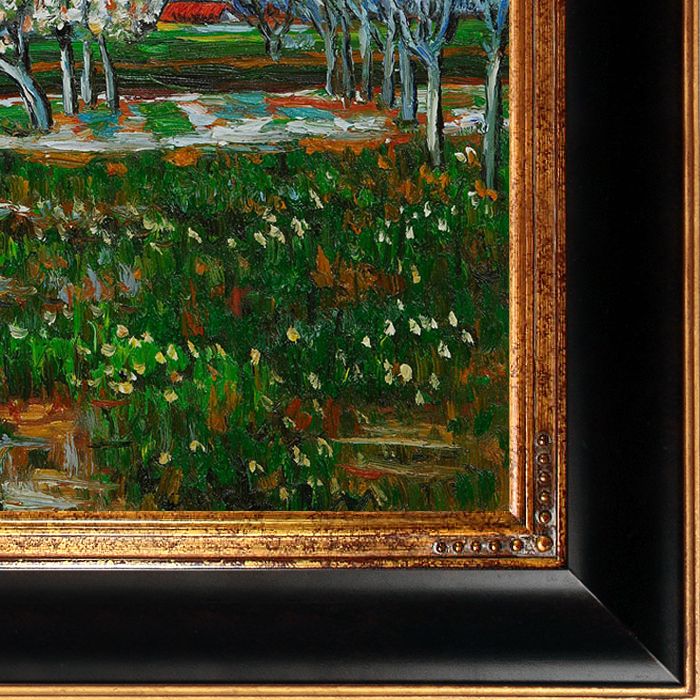 Orchard in Blossom (Plum Trees) Pre-Framed - Opulent Frame 20"X24"