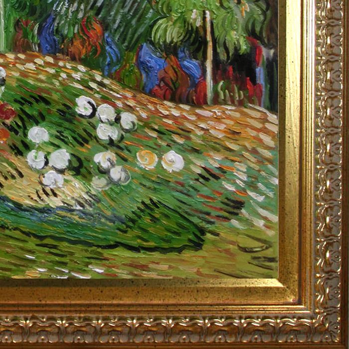 Daubigny's Garden Pre-Framed - Elegant Gold Frame 20"X24"