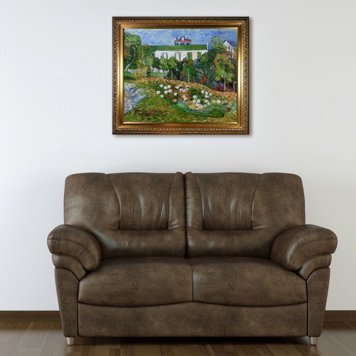 Daubigny's Garden Pre-Framed - Elegant Gold Frame 20"X24"