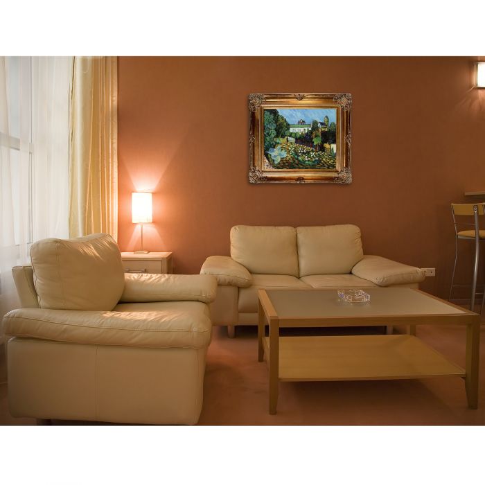 Daubigny's Garden Pre-Framed - Renaissance Bronze Frame 20"X24"