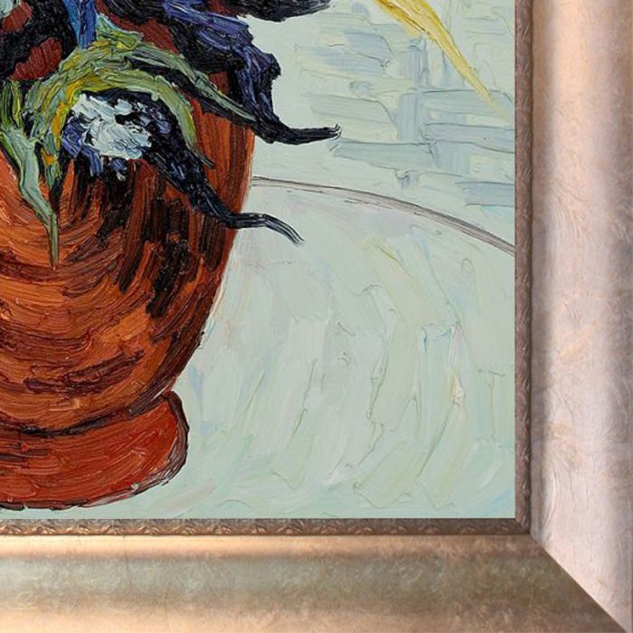 Still Life with Thistles, 1890 Pre-Framed - Champage Scoop with Swirl Lip Frame 20"X24"