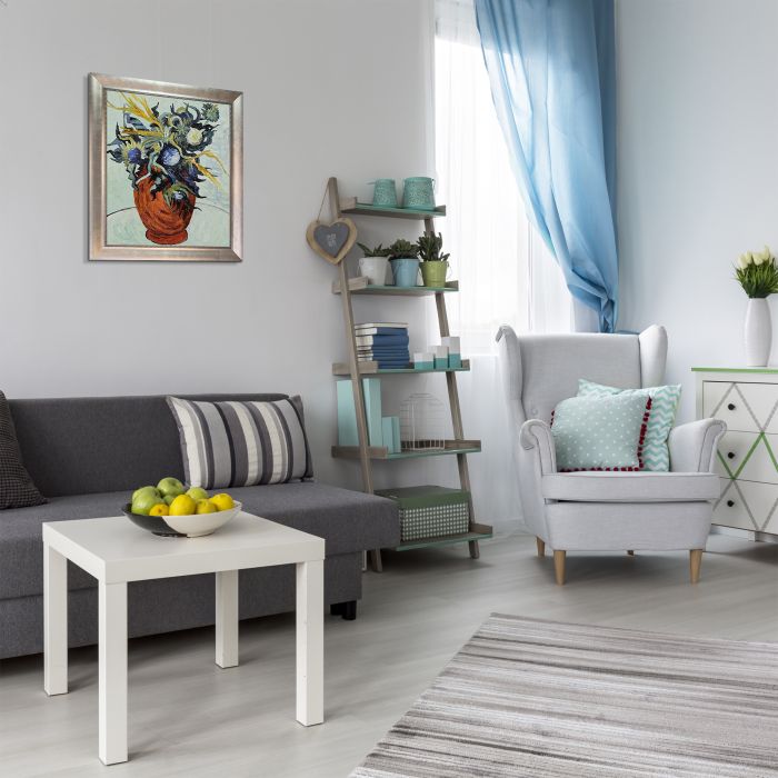 Still Life with Thistles, 1890 Pre-Framed - Champage Scoop with Swirl Lip Frame 20"X24"