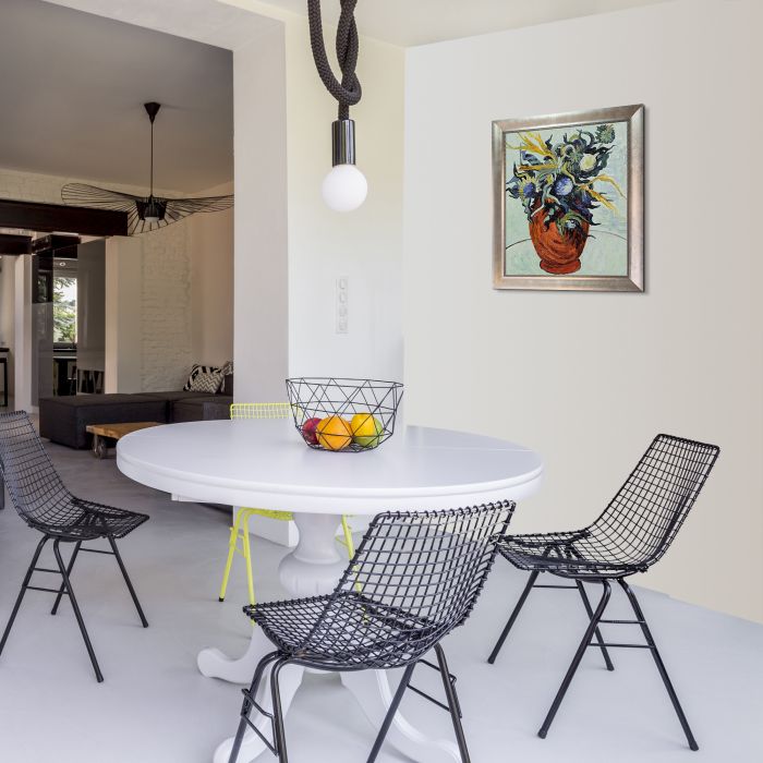 Still Life with Thistles, 1890 Pre-Framed - Champage Scoop with Swirl Lip Frame 20"X24"