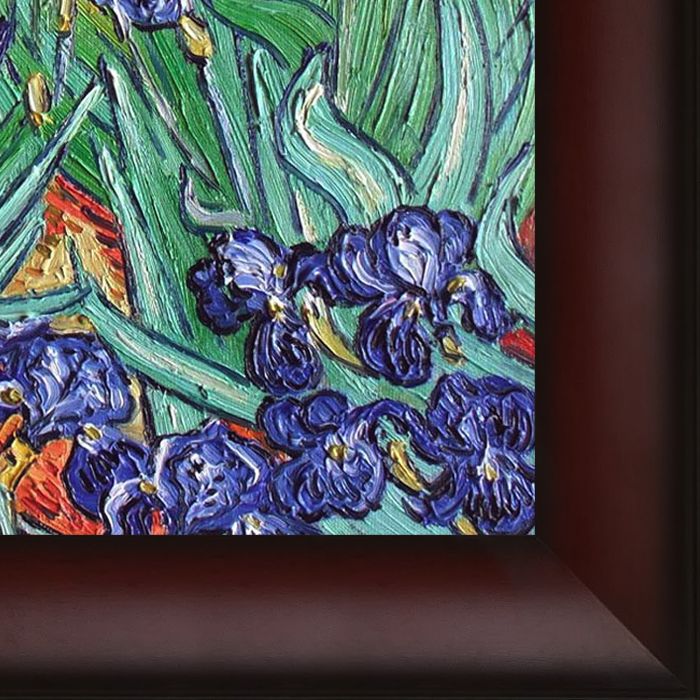 Irises Pre-Framed - Oxblood Scoop 16