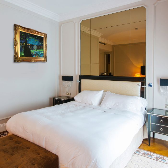 Starry Rhone Collage Pre-Framed - Victorian Gold Frame 20"X24"