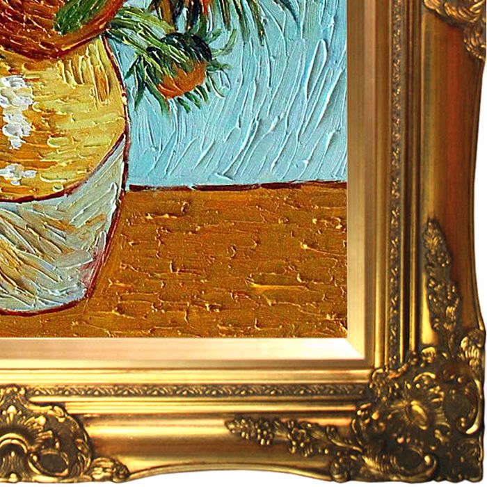 Sunflower Collage Pre-Framed - Victorian Gold Frame 20"X24"