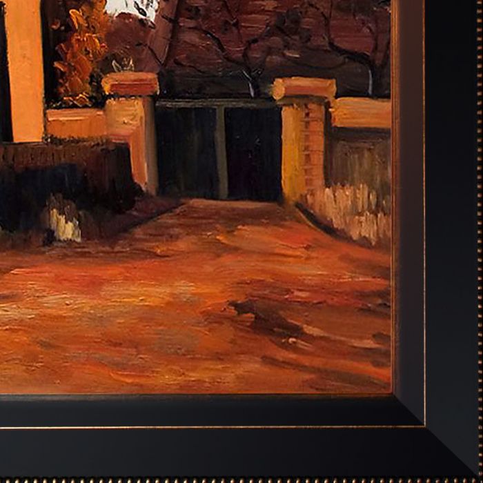 The Vicarage at Nuenen, 1885 Pre-Framed - Veine D'Or Bronze Angled Frame 20"X24"