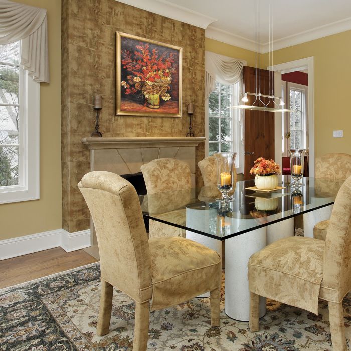 Vase with Gladioli and Carnations (red) Pre-Framed - Gold Luminoso Frame 20"X24"