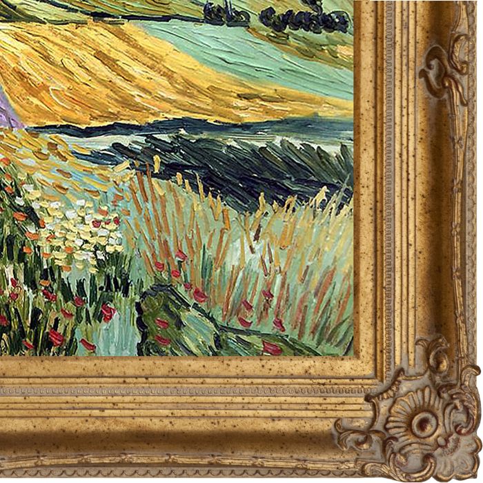 Wheatfields Pre-framed - Renaissance Bronze Frame 24"X36"