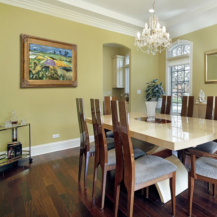 Wheatfields Pre-framed - Renaissance Bronze Frame 24"X36"