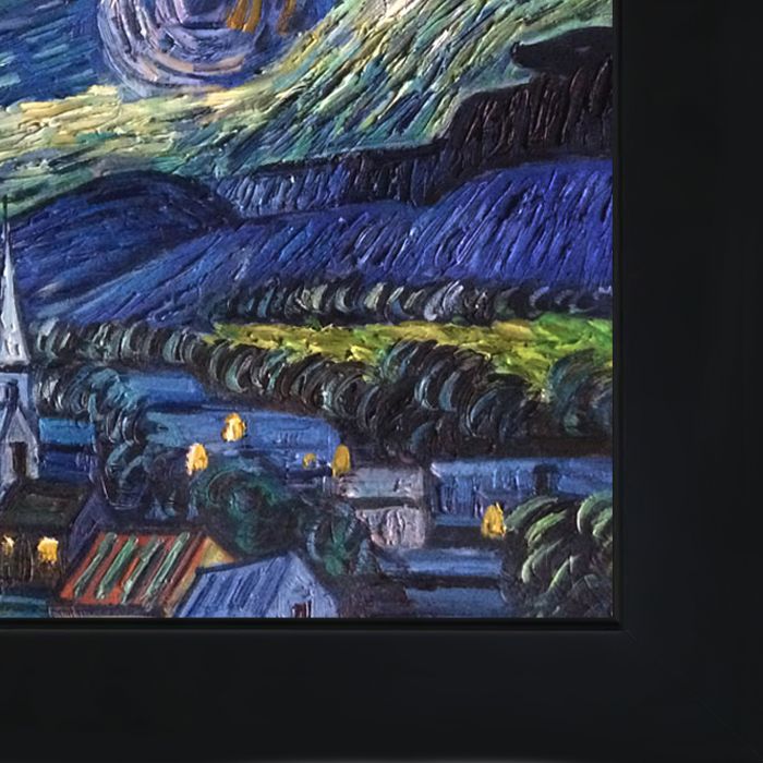 Starry Night Pre-Framed - New Age Black Frame 20"X24"