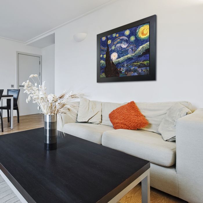 Starry Night Pre-Framed - New Age Black Frame 20"X24"