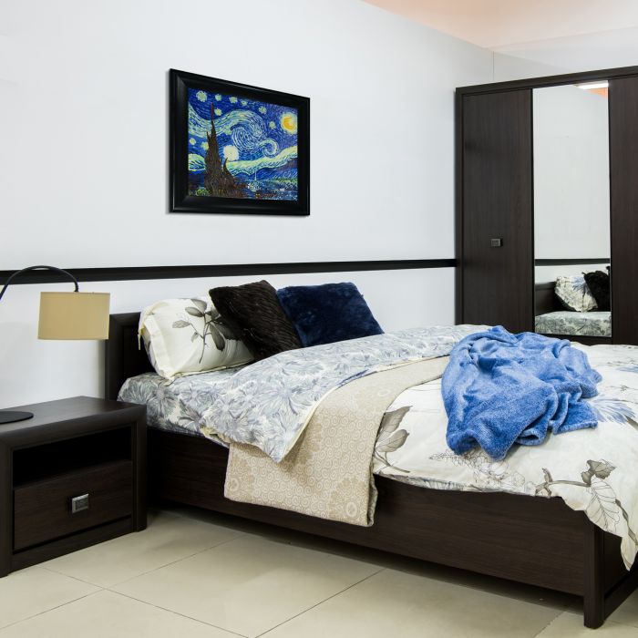 Starry Night Pre-Framed - Black Matte King Frame 20"X24"