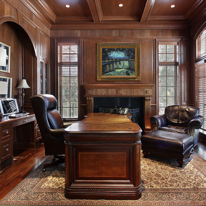 Starry Night Over the Rhone Pre-Framed - Black Crackle King Frame 20"X24"