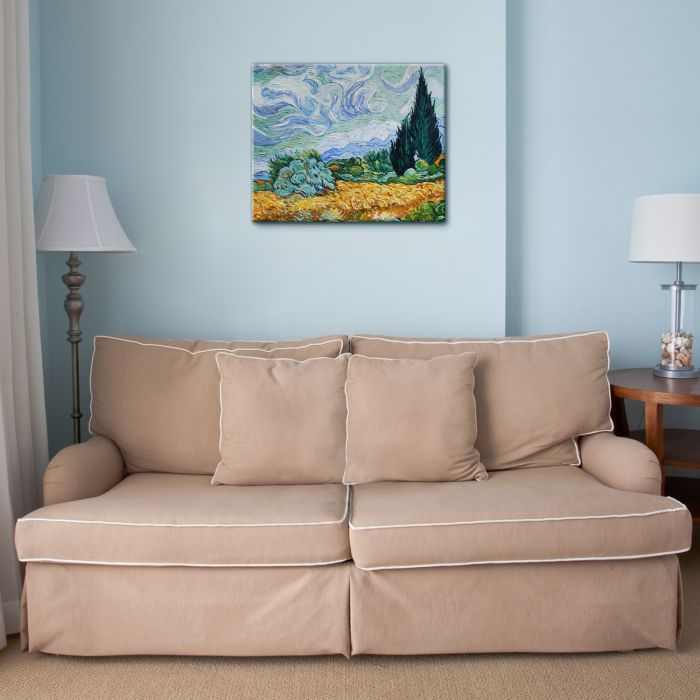 Wheat Field with Cypresses Gallery Wrap - Gallery Wrap 20"X24"