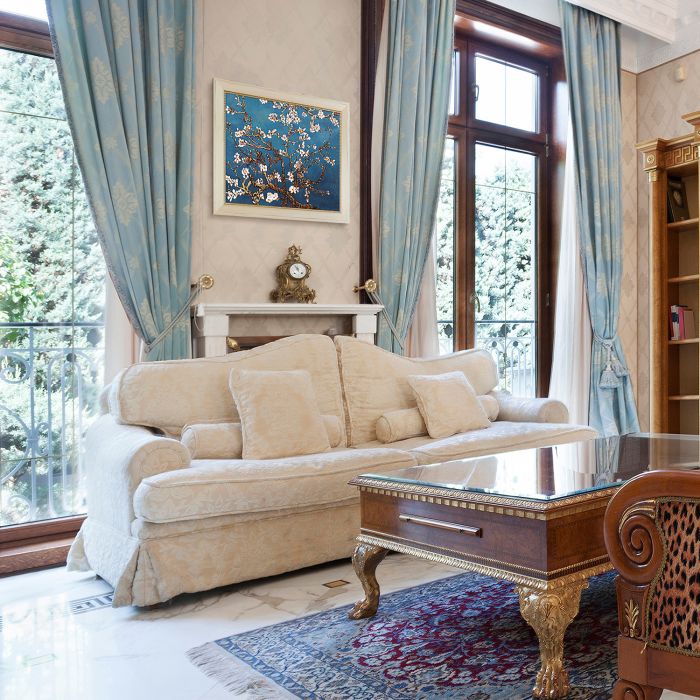 Branches of an Almond Tree in Blossom Pre-Framed - Constantine Frame 20" X 24"