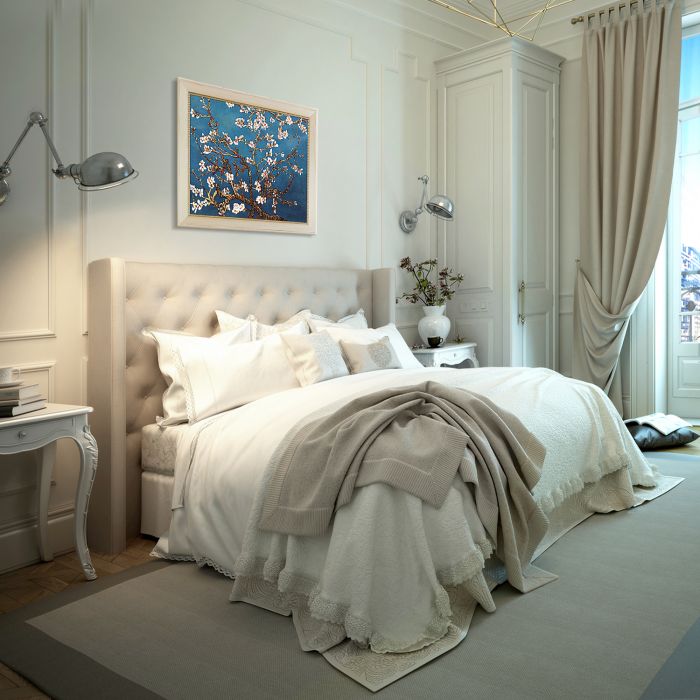 Branches of an Almond Tree in Blossom Pre-Framed - Constantine Frame 20" X 24"