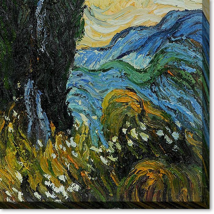 Two Cypresses Gallery Wrap