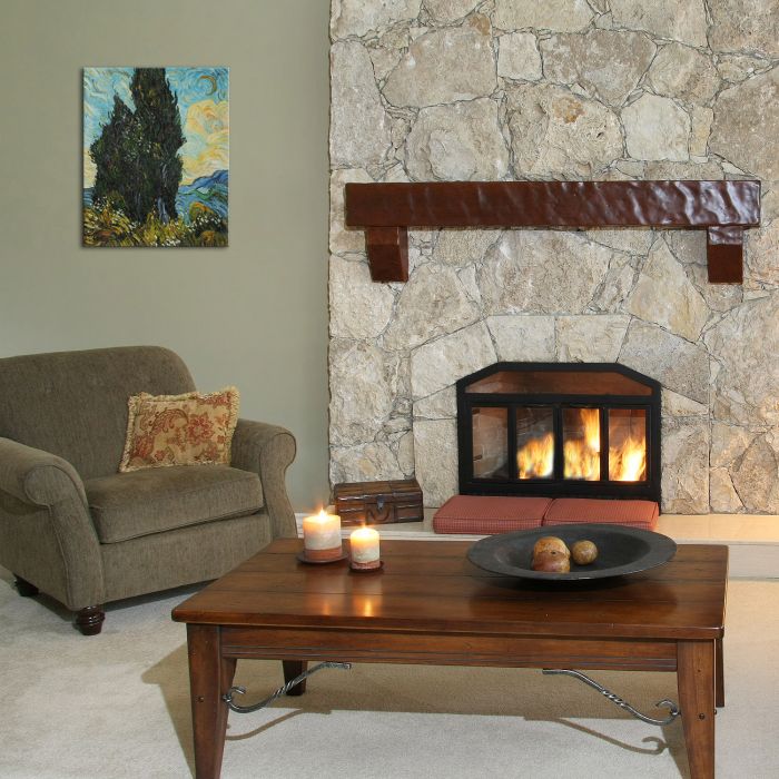 Two Cypresses Gallery Wrap