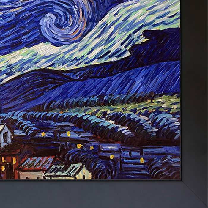 Starry Night Pre-Framed - New Age Black Frame 30"X40"