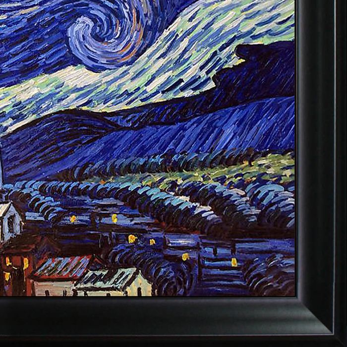 Starry Night Pre-Framed - Black Matte Frame 30"X40"