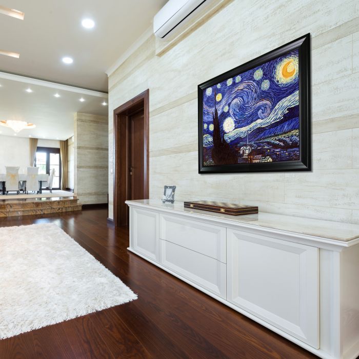 Starry Night Pre-Framed - Black Matte Frame 30"X40"