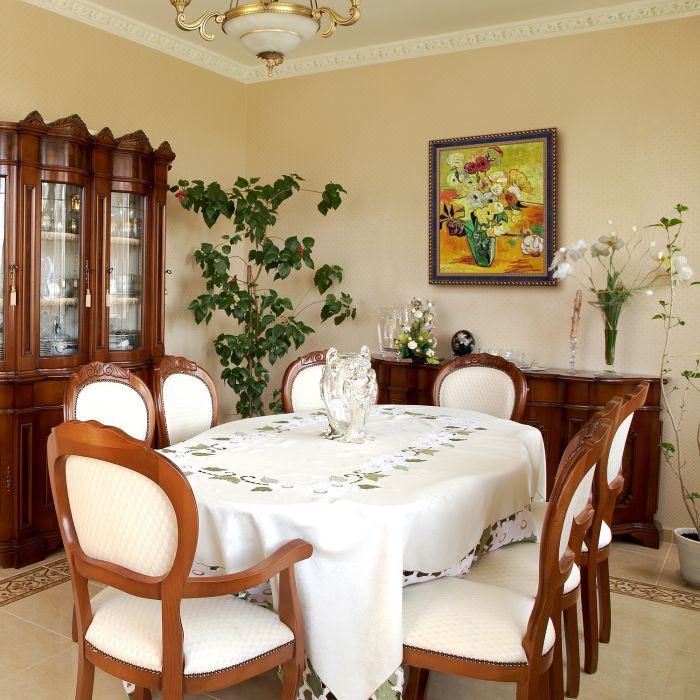 Japanese Vase with Roses and Anemones, 1890 Pre-framed - Verona Black and Gold Braid 20" X 24"