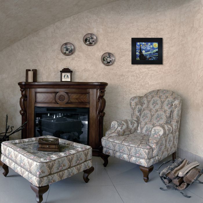 Starry Night Pre-Framed - New Age Black Frame 8"X10"